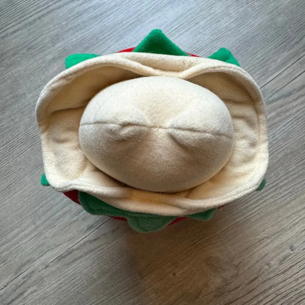 Vintage Strawberry Plush Stuffed Animal Del Monte Red Collectible Fruit Toy 1988